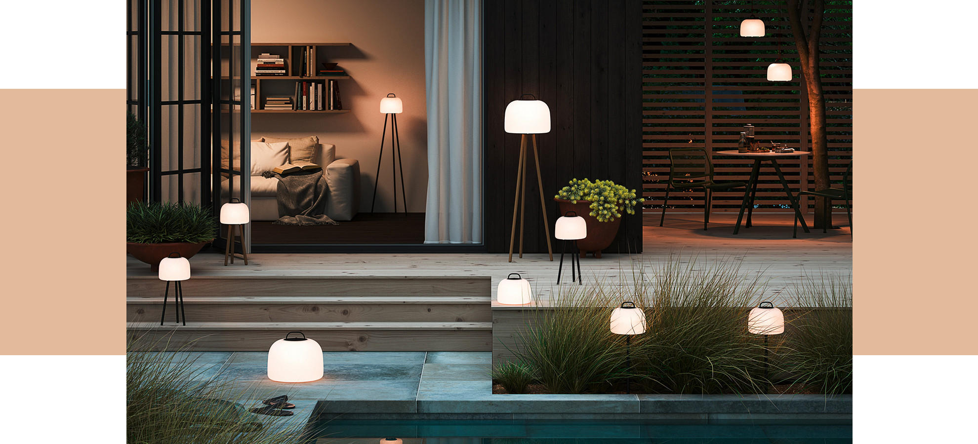 Terrassenbeleuchtung Nordlux Außenbereich