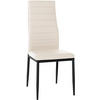 STUHL Lederlook creme - Creme, Textil/Metall (41.5/99/40cm) - CLP