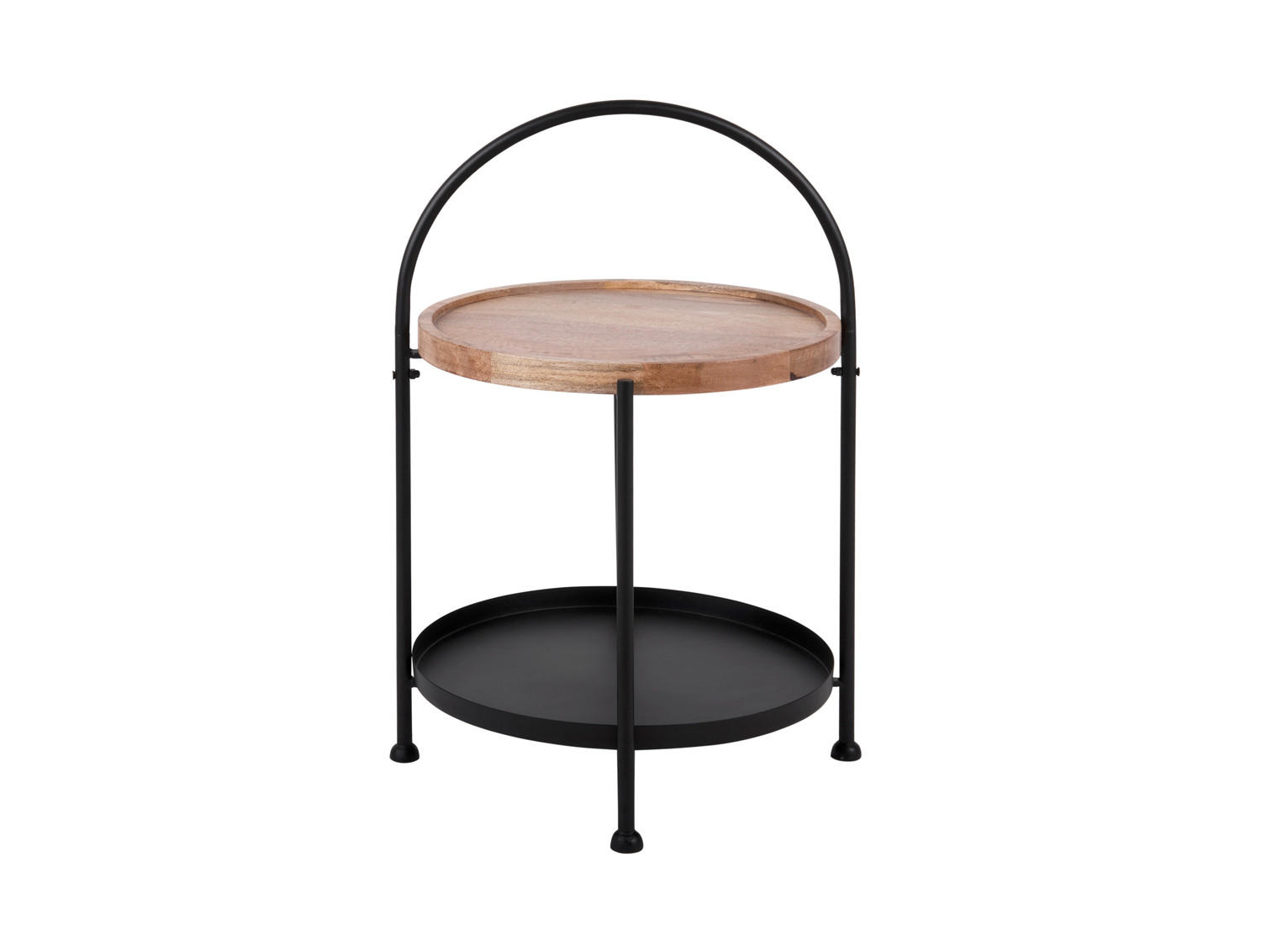 BEISTELLTISCH 39/39/55 cm - Schwarz, Holz (39/39/55cm) - Leitmotiv