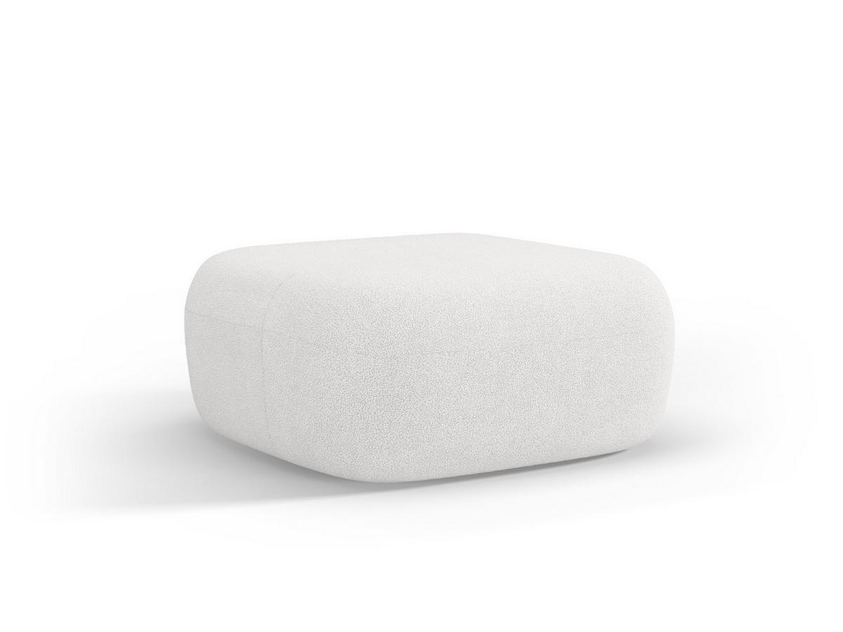 POUF Jenny aus Boucle elfenbein - Creme, Textil (88/40/90cm) - Micadoni