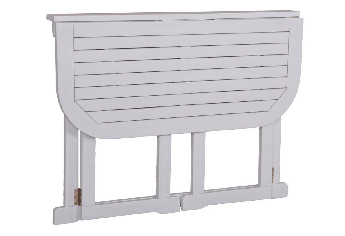 BALKONTISCH Britta Gartentisch - Grau, Holz (100/50/76cm) - DELUKE