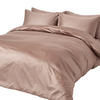 BIO-BETTWÄSCHE Satin Fadendichte 400 - Braun, Textil (200/200cm) - Homescapes
