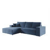 ECKSOFA Corunia In Aragon - Blau, Holzwerkstoff/Textil (294/185cm) - Fun Möbel