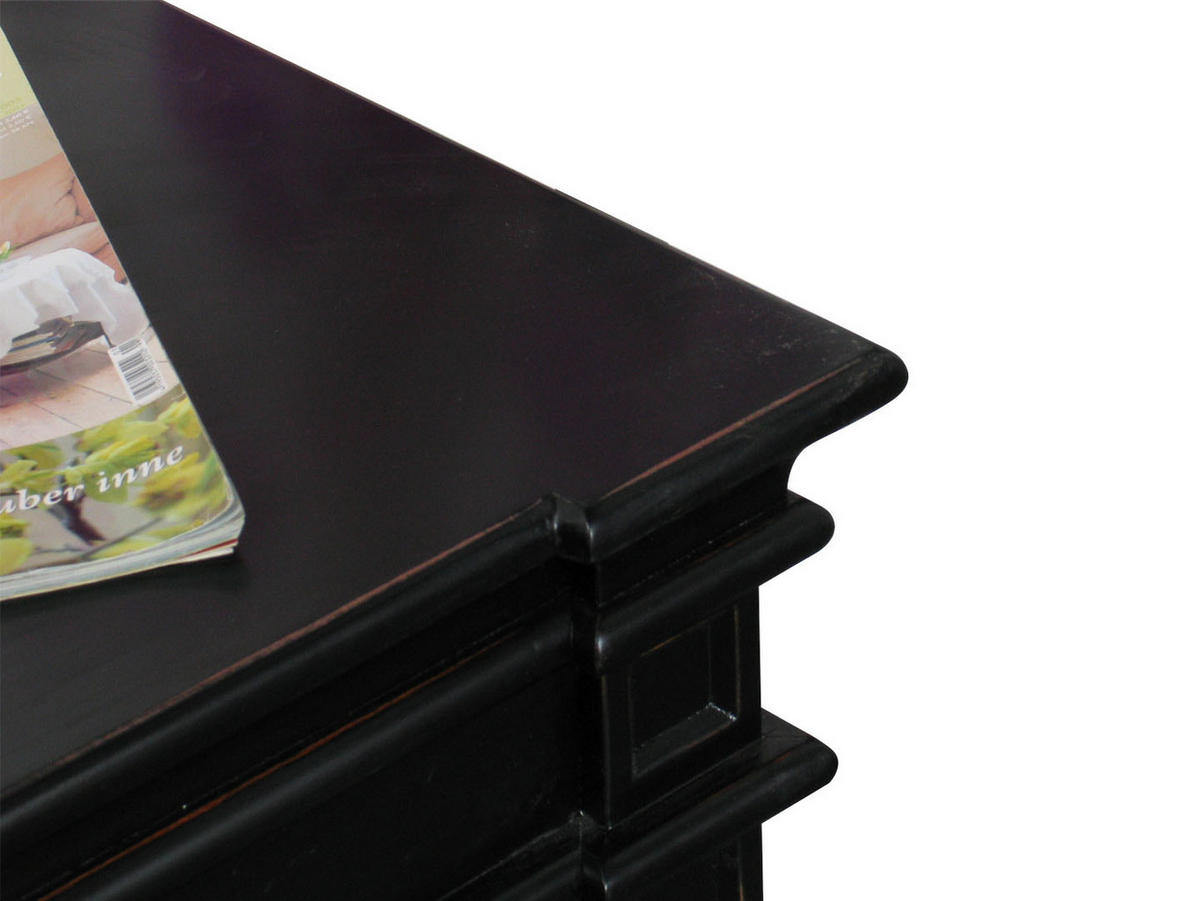 TV-ELEMENT Schwarz - Schwarz, Holzwerkstoff (137/60/45cm) - ebuy24