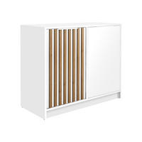 KOMMODE Bali Lux 2D - Eichefarben/Weiß, Holzwerkstoff (94/82/41cm) - MIRJAN24