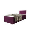 BOXBETT ZILANO 1 mit Matratze H3 und Topper 90x200 Cosmic 110 - Violett, Holz/Textil (90/200cm) - Bedante