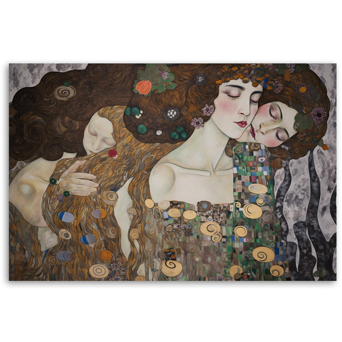KUNSTDRUCK Bunt 90/60 cm - Multicolor, Textil (90/60cm) - KUNSTLOFT
