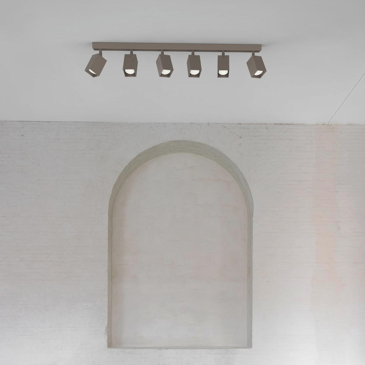 DECKENLEUCHTE - Graubraun, Metall (6/90/18cm) - Lumicom