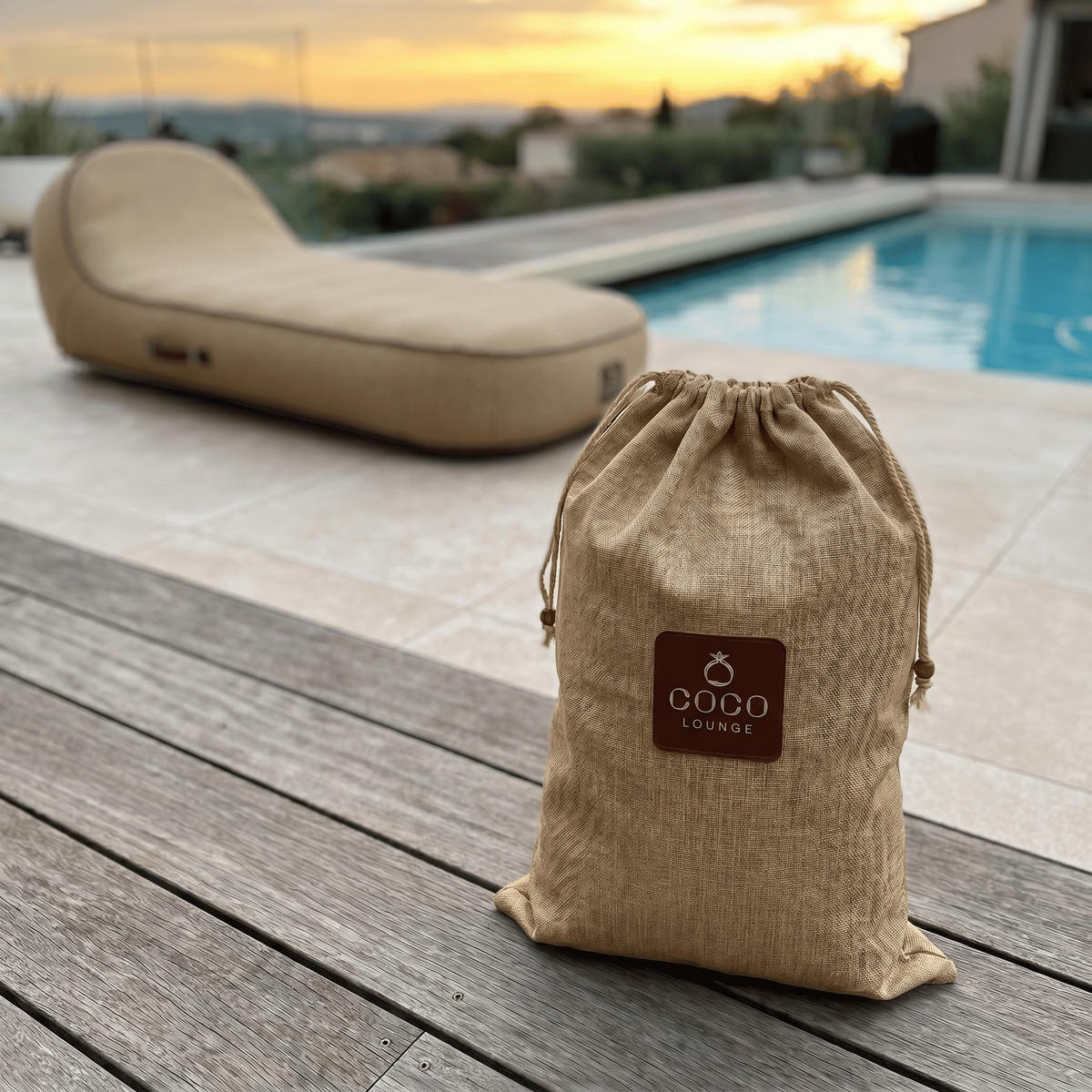 SONNENLIEGE PALMA Beige - Beige, Kunststoff/Textil (85/27/85cm) - Coco Lounge