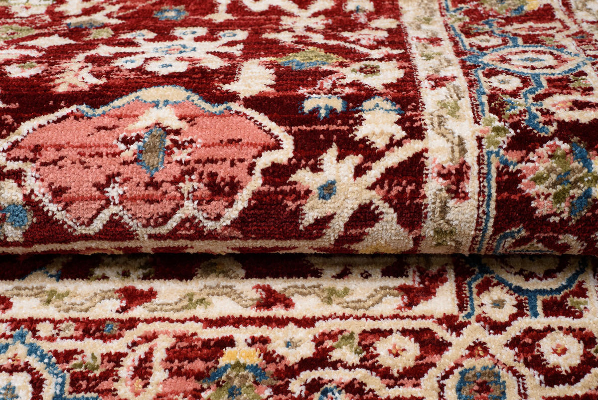 TEPPICH RIVIOLI Rot 80/150 cm - Rot, Textil (80/150cm) - Tapiso