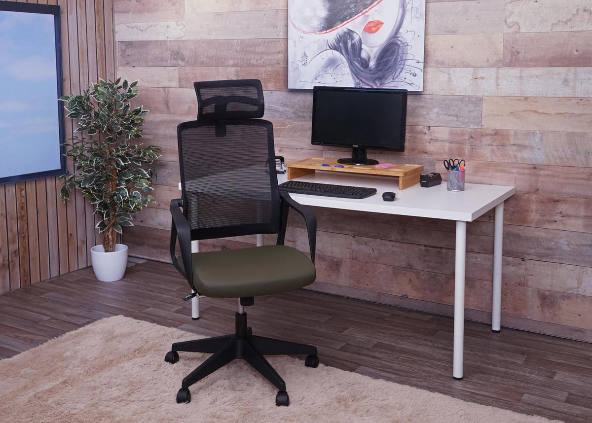 BÜROSTUHL Grün - Grün, Textil (64/128/66cm) - MCW