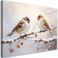 LEINWANDBILD Weihnachten 120x80cm - Grau, Textil (120/80cm) - Feeby