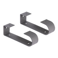 REGALTRÄGER als 2er Set Karla, Stahl in verschiedenen Trendfarben und Größen - Anthrazit, Metall (4.5/6/20.5cm) - Alberts