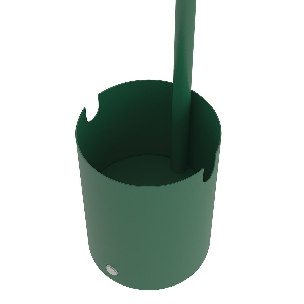 AKKU-TISCHLEUCHTE - Eisen / Kunststoff - Grün, Metall (13/13/37cm) - home24