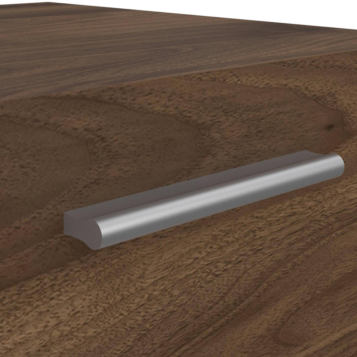 NACHTTISCH Nussbaum 40/40.25/42.3 cm - Braun, Holzwerkstoff (40/42/40cm) - DMORA