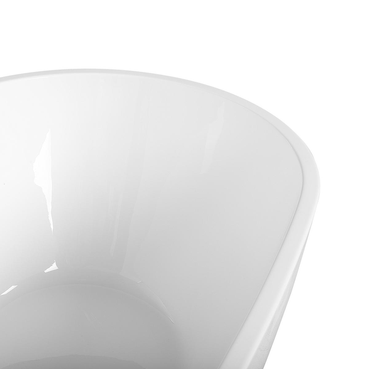 BADEWANNE FREISTEHEND 82x173x59 cm weiß Guiana - Weiß, Kunststoff (82/60/173cm) - Beliani