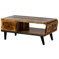 COUCHTISCH Altholz 120x60x53 mehrfarbig lackiert SIXTIES #106 - Multicolor, Holz (120/60/53cm) - Massivmoebel24