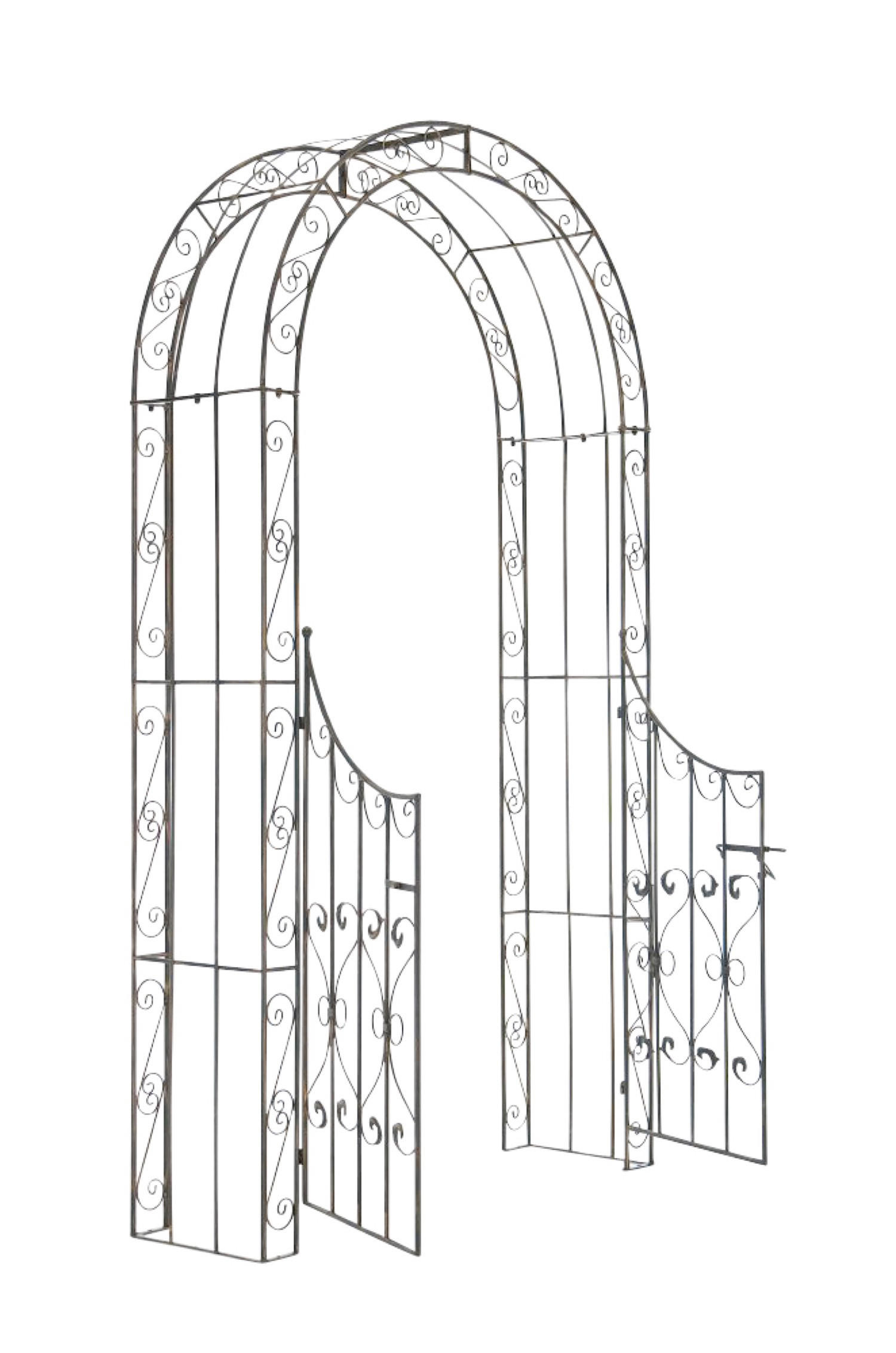 TPFGarden Rosenbogen Braun 128x245x26 cm