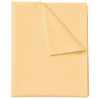 BETTTLAKEN ohne Gummizug 140x250 cm, Betttuch aus 100% Baumwolle, Vielseitig verwendbares Haustuch - Gelb - Gelb, Textil (140/250cm) - Carpe Sonno
