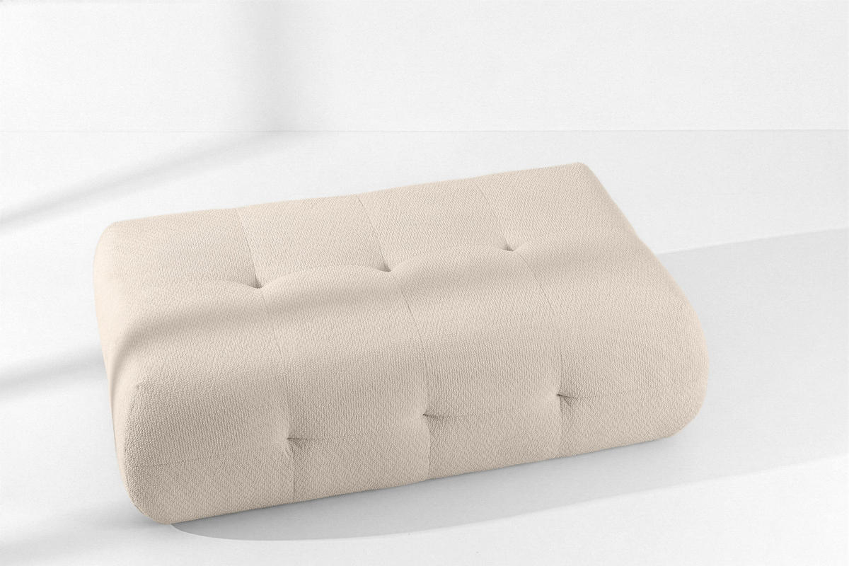 POLSTERMÖBELSET ALIGRA, 2-tlg, Hellbeige - Beige, Holz/Holzwerkstoff (290/90/191cm) - KONSIMO®