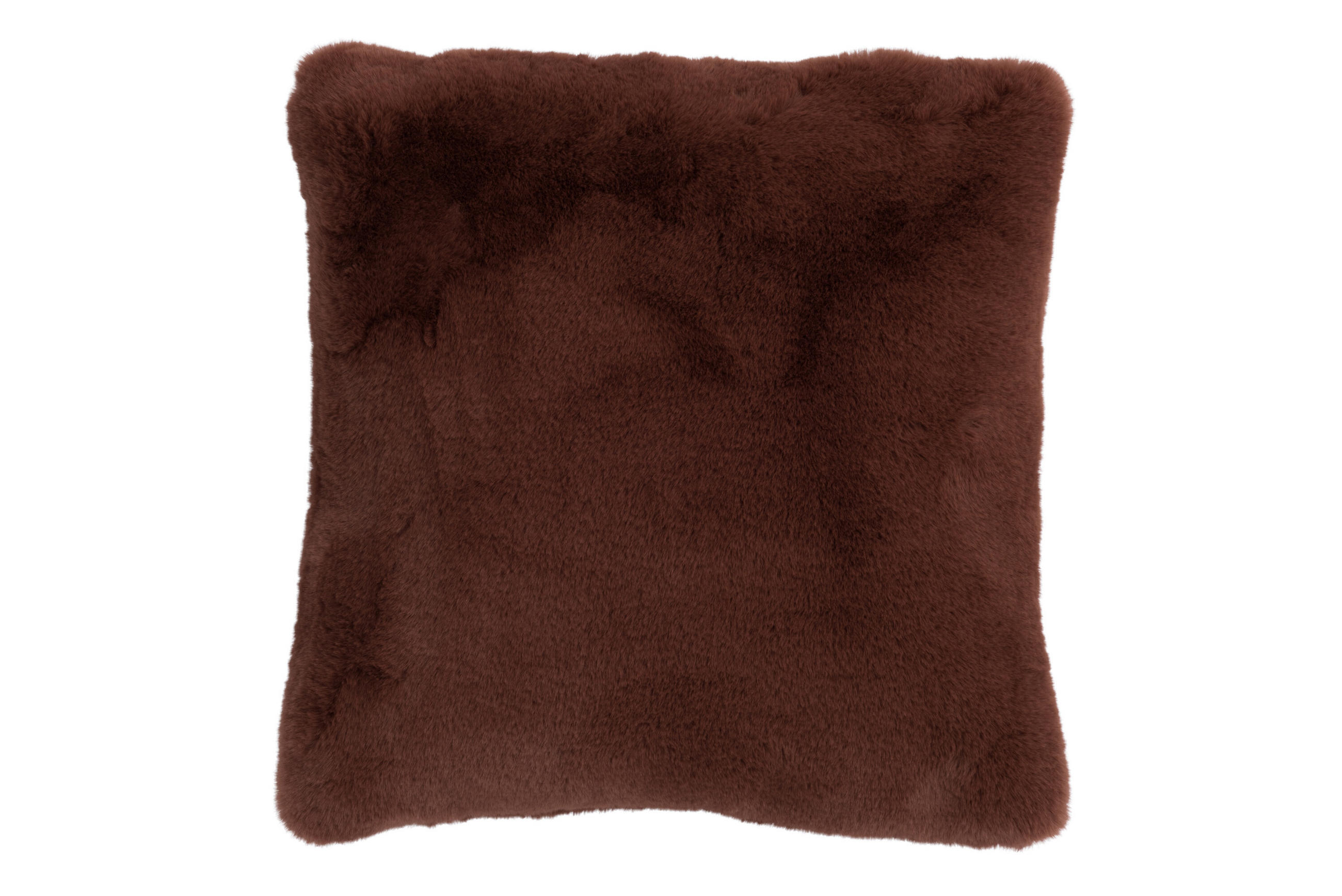 KISSEN CUTIE - Pelz - Braun - Mokka, Fell (45/45cm) - J-Line