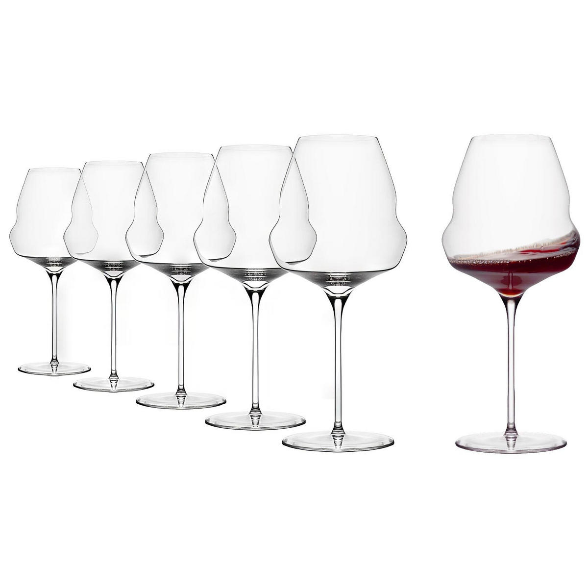 BURGUNDERGLÄSER Cocoon transparent 712 ml 6er Set - Transparent, Glas (0.711L) - Stölzle Lausitz