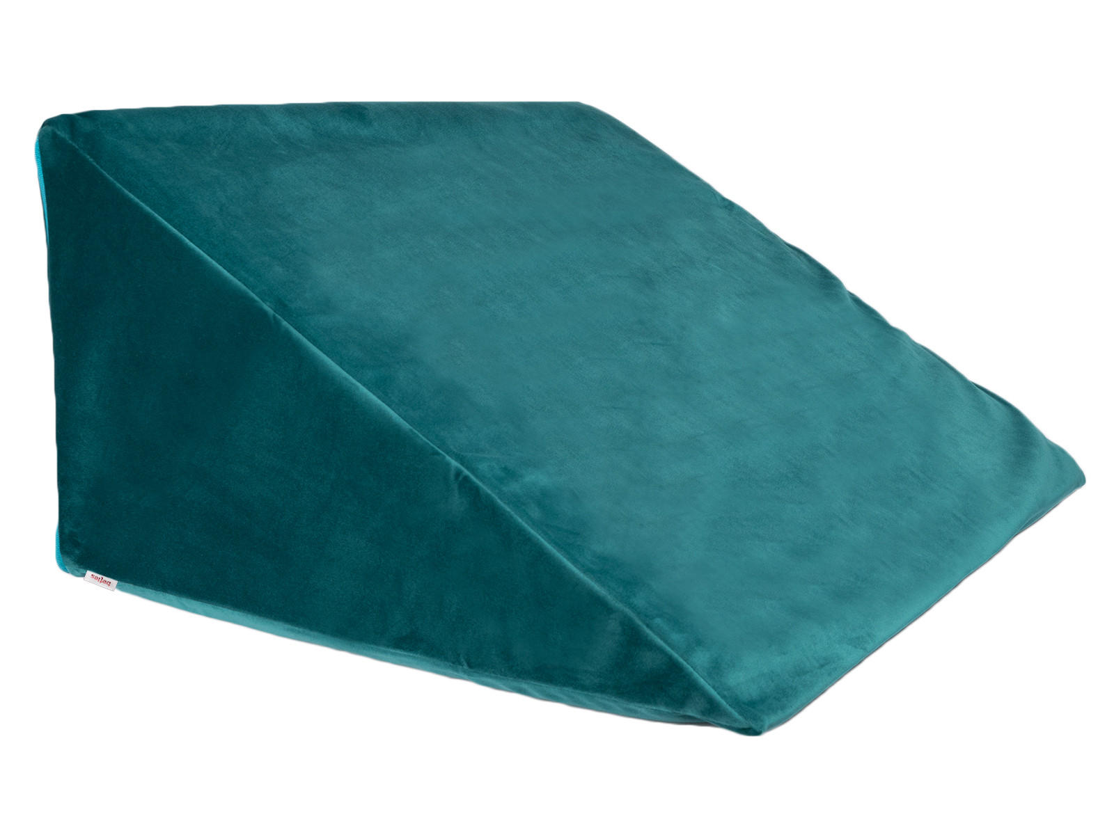 KEILKISSENHÜLLE Samt&Sonders petrol 62/49/30 cm - Petrol, Textil (49/62cm) - beties Heimtextil