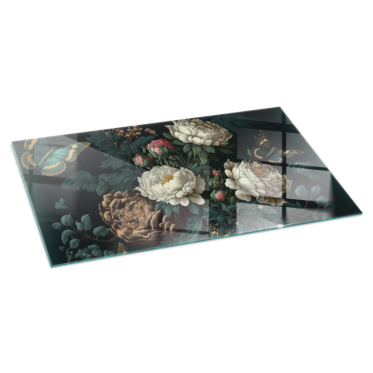 ArtPrintCave Glasplatte Grün 140x70x0.4 cm