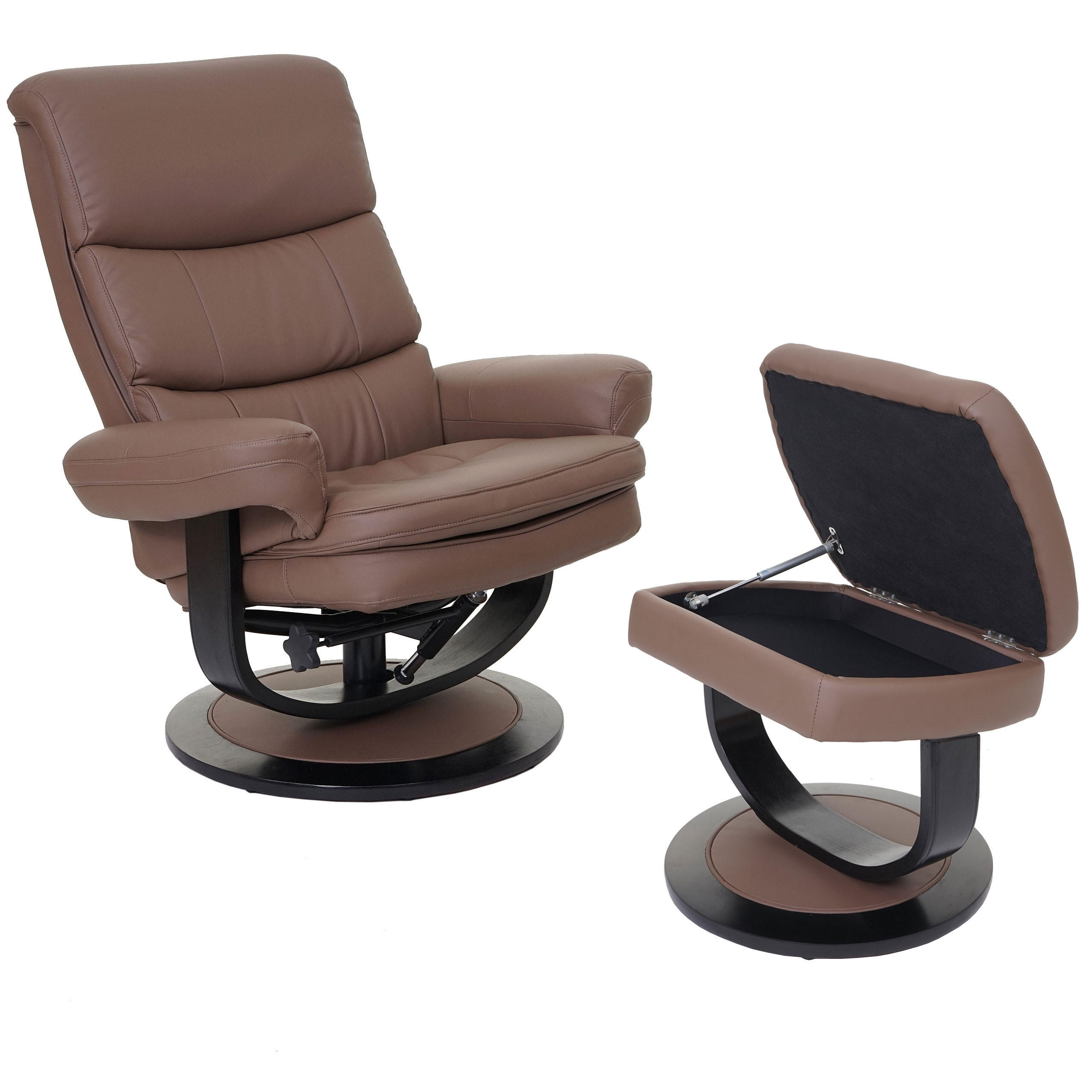 RELAXSESSEL Braun - Braun, Textil (84/107/120cm) - MCW