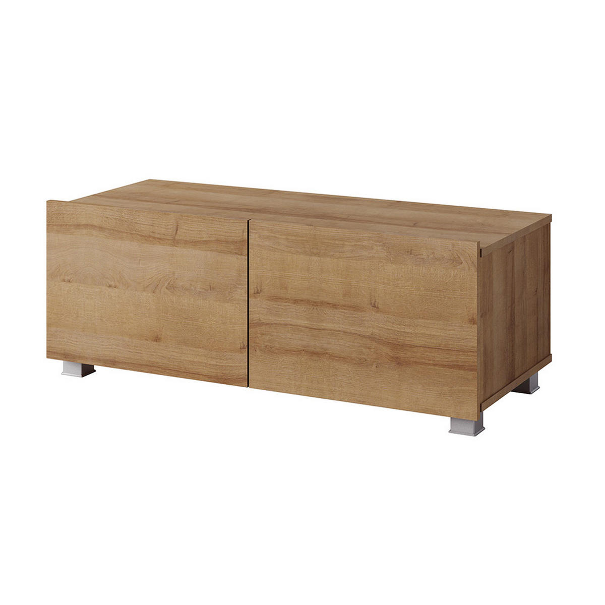 LOWBOARD Cairns-132 - Braun, Holzwerkstoff (100/37/43cm) - Lomado