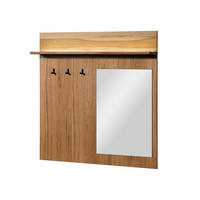 WANDGARDEROBE Wild-/Zerreiche 110x17x110 natur geölt MONTREUX LUX #136 - Naturfarben, Holz (110/110/17cm) - Massivmoebel24