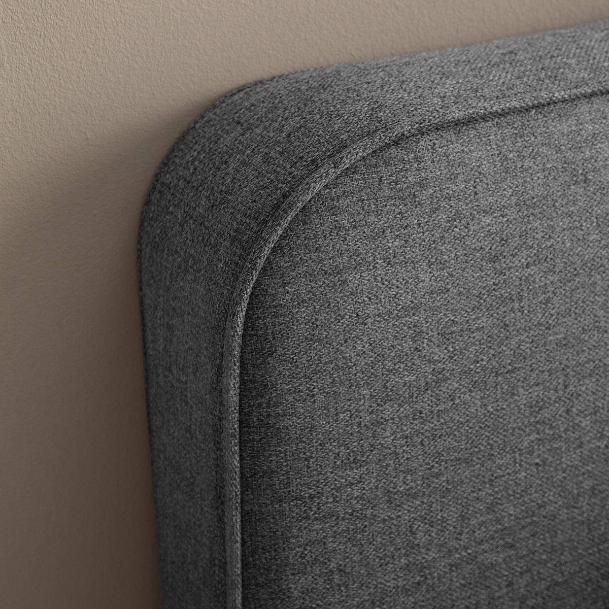 POLSTERBETT - Grau, Textil (140/200cm) - home24