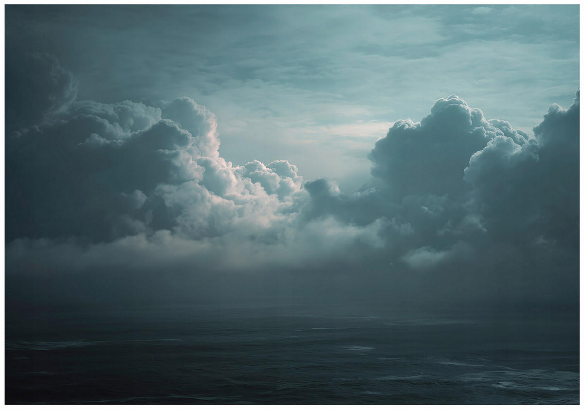 FOTOTAPETE Himmel Wolken Blau 250x175 cm - Multicolor, Papier (250/175cm) - Wallarena