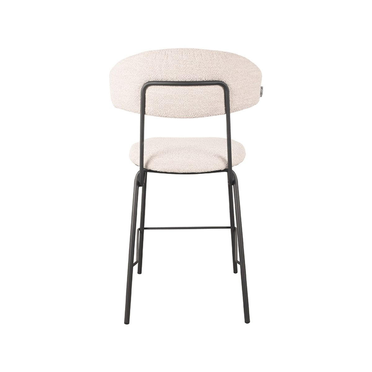 BARHOCKER Zack Weiß 53/57/95 cm 2er-Set - Weiß, Metall (57/95/53cm) - LABEL51