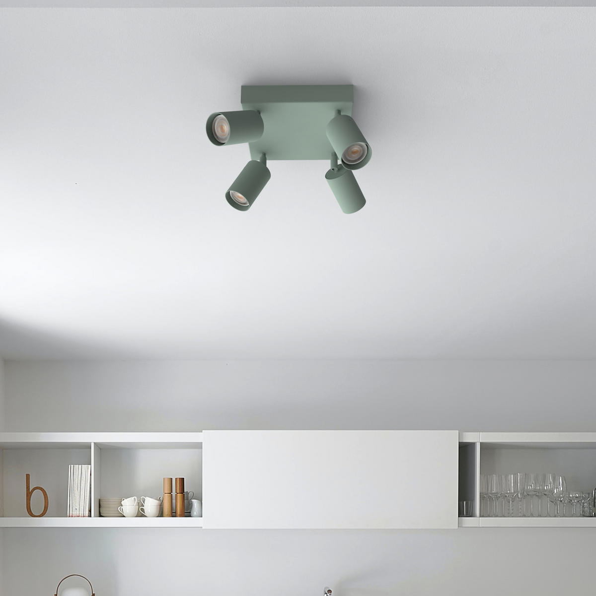 STRAHLER - Grün, Metall (30/30/15cm) - Lumicom