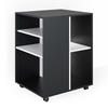 ROLLCONTAINER Anthrazit 59.4 x 52.6 cm - Anthrazit/Weiß, Holzwerkstoff (59.4/72/52.6cm) - Vicco