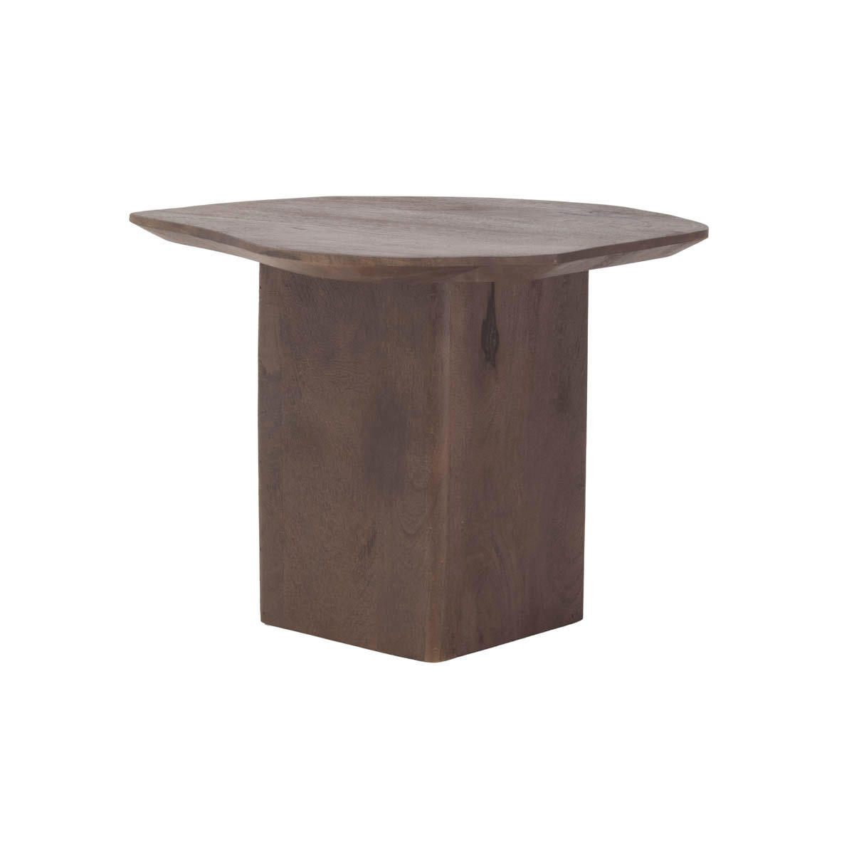 BEISTELLTISCH organisch 2er Set aus Mangoholz 70x60x35cm, braun - Braun, Holz (70/60/35cm) - Giga Meubel