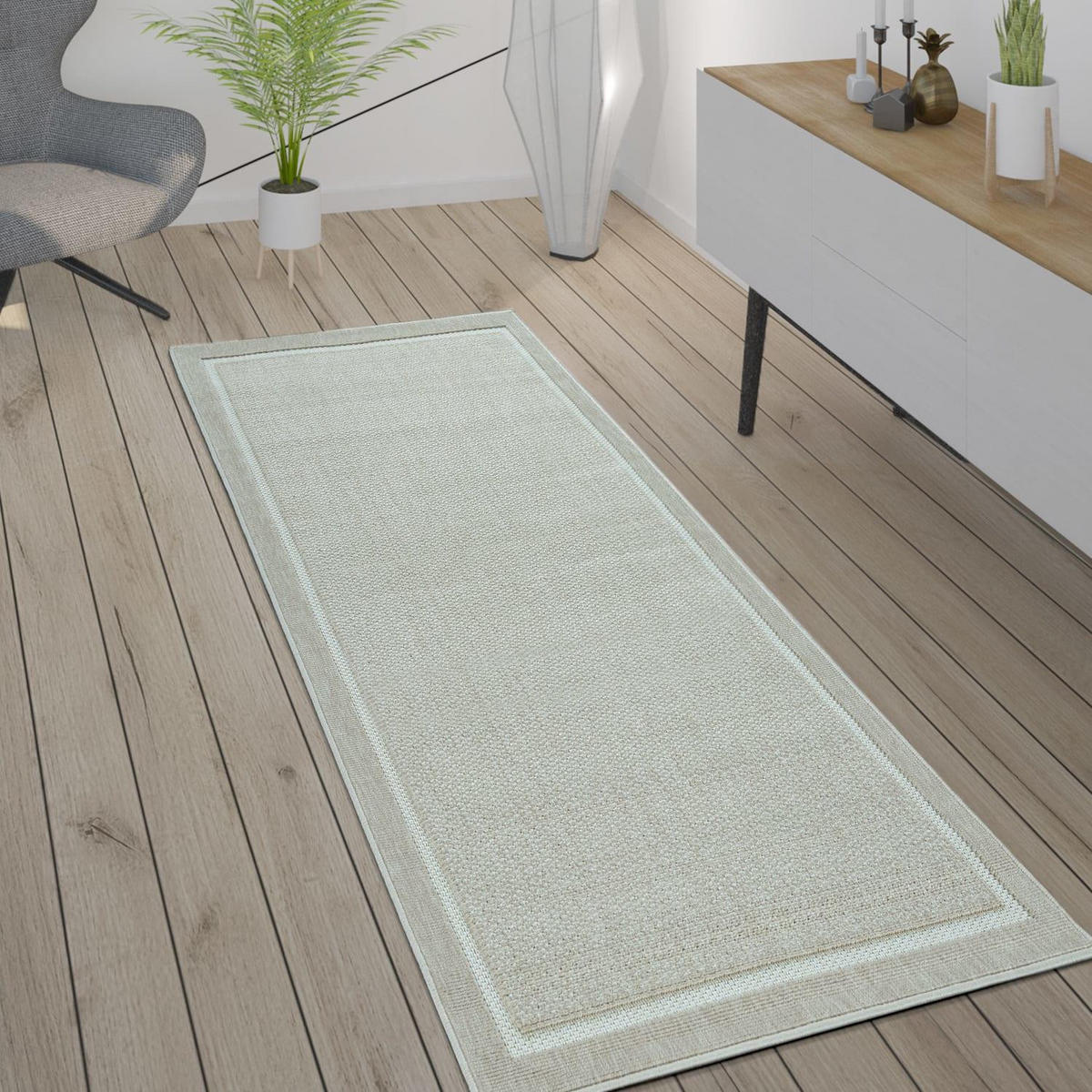 OUTDOOR-TEPPICH BRUGGE 225 BEIGE 80X150 - Beige, Kunststoff (80/150cm) - Paco Home