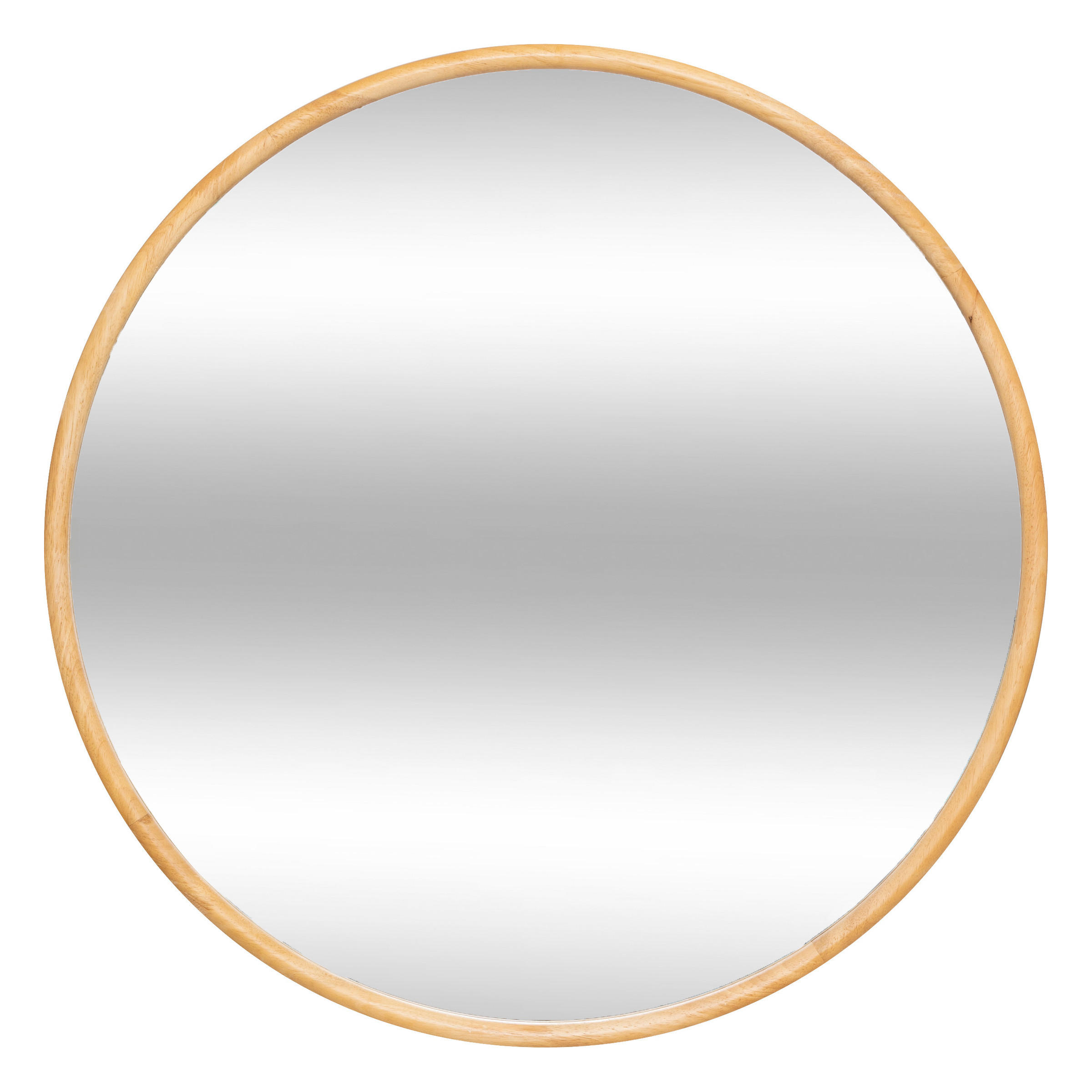 WANDSPIEGEL Kim Ø 75 cm - Beige, Holz (2/75/75cm) - Atmosphera Createur d´interieur