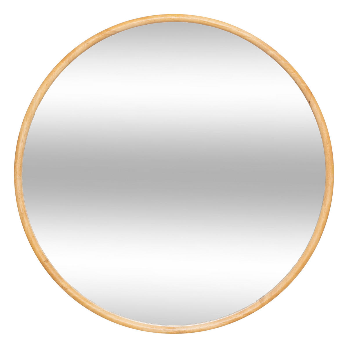 WANDSPIEGEL Kim Ø 75 cm - Beige, Holz (2/75/75cm) - Atmosphera Createur d´interieur