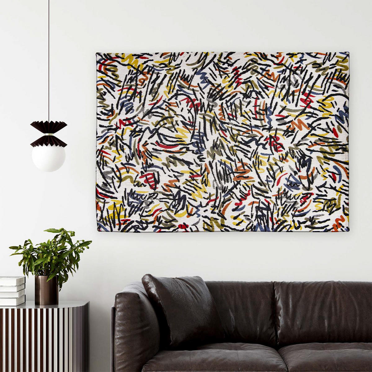 TEPPICH Street Graph Gallery 200/280 cm - Multicolor, Textil (200/280cm) - Louis De Poortere
