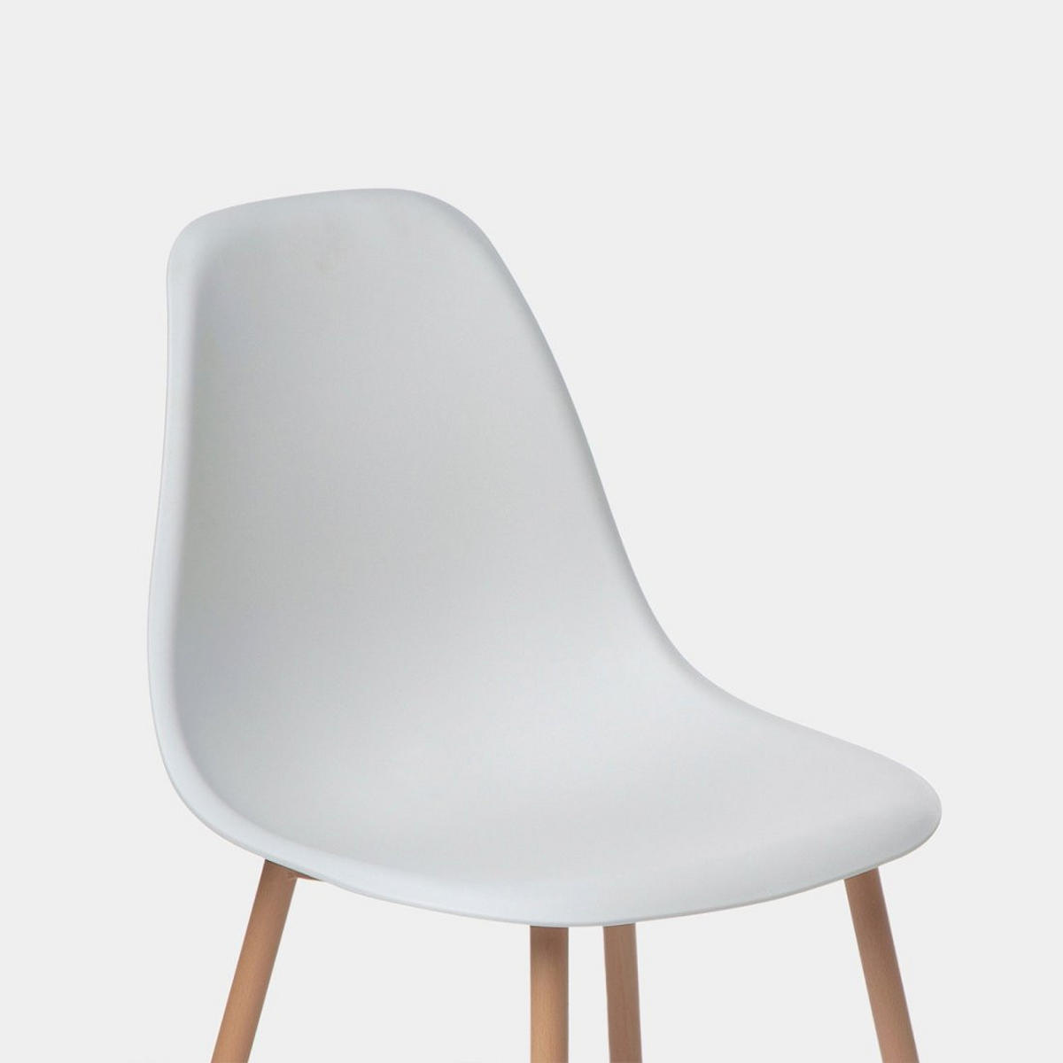 STUHL FÜR DRAUSSEN Nina Weiß 45 cm x 80 cm - Weiß, Kunststoff (45/80/53cm) - Klast Home