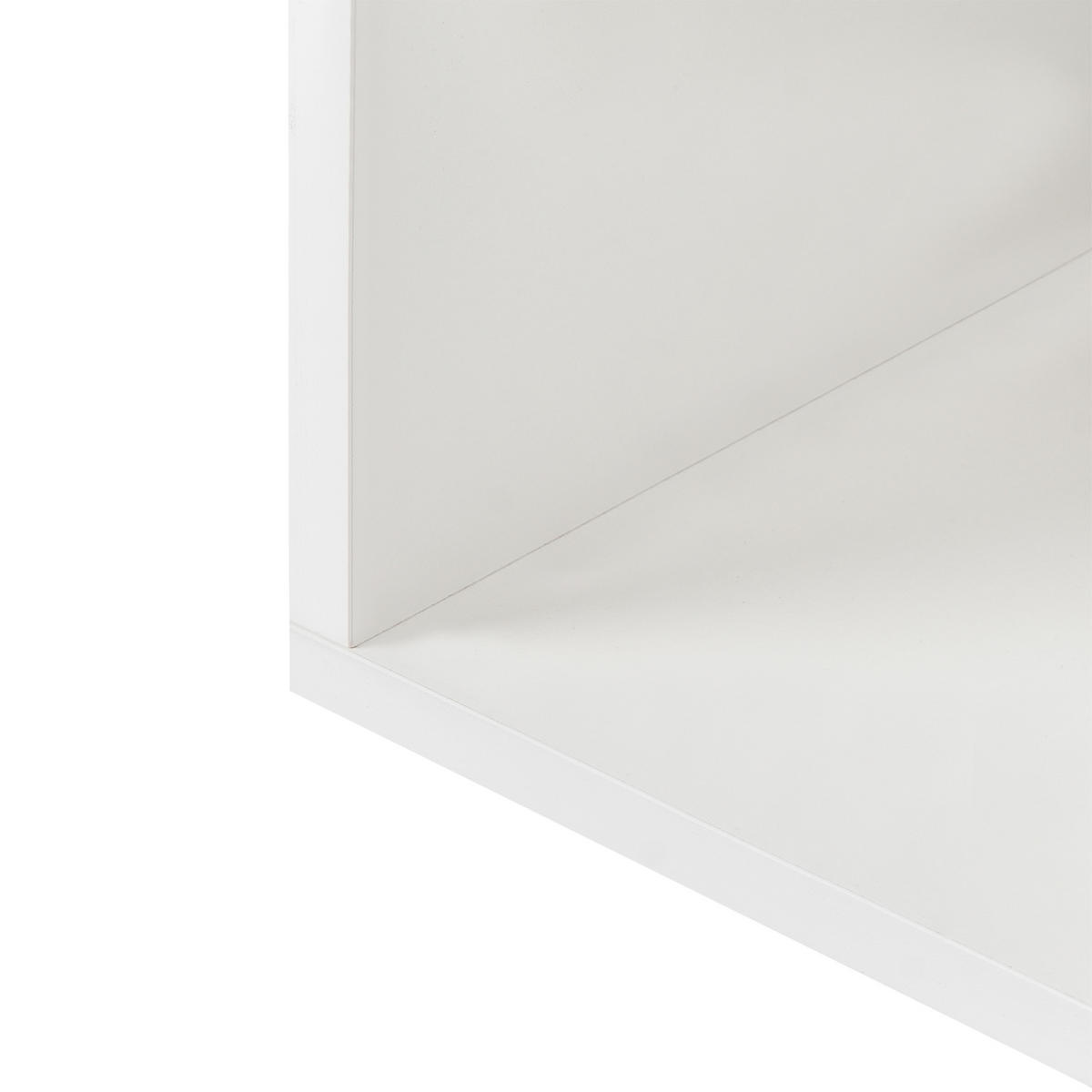 BÜCHERREGAL mit 8 Ebenen 180 cm Weiß Fontas - Weiß, Holzwerkstoff (90/180/29cm) - Beliani
