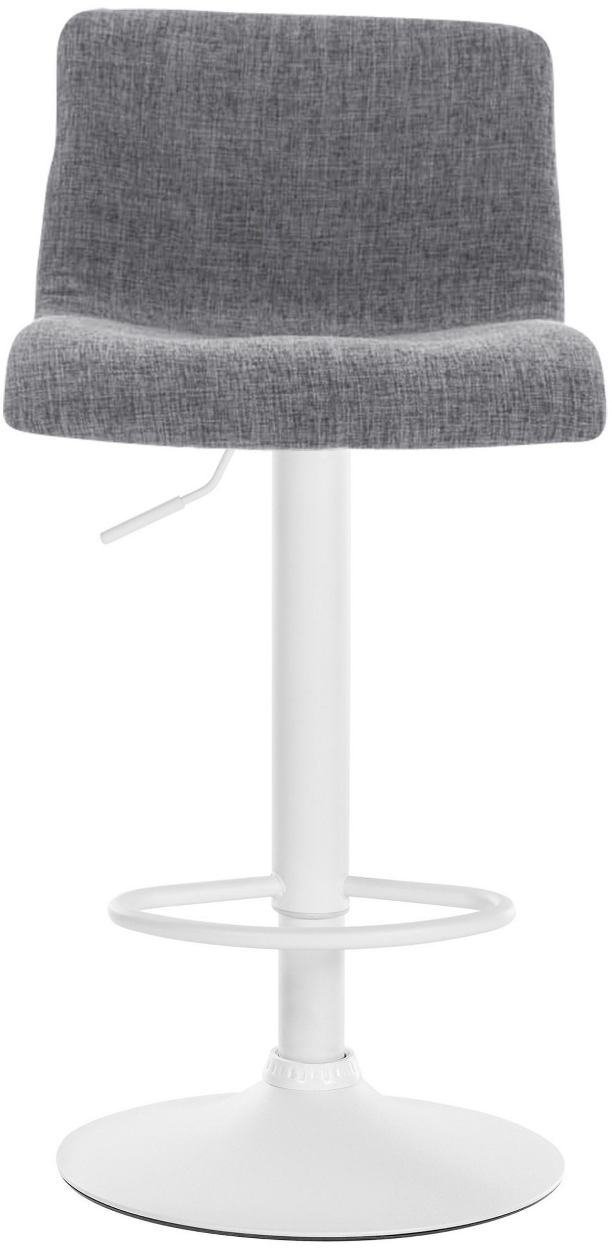 BARHOCKER Hover 84-104x39x36 cm hellgrau - Hellgrau, Textil (39/84/36cm) - furnicato