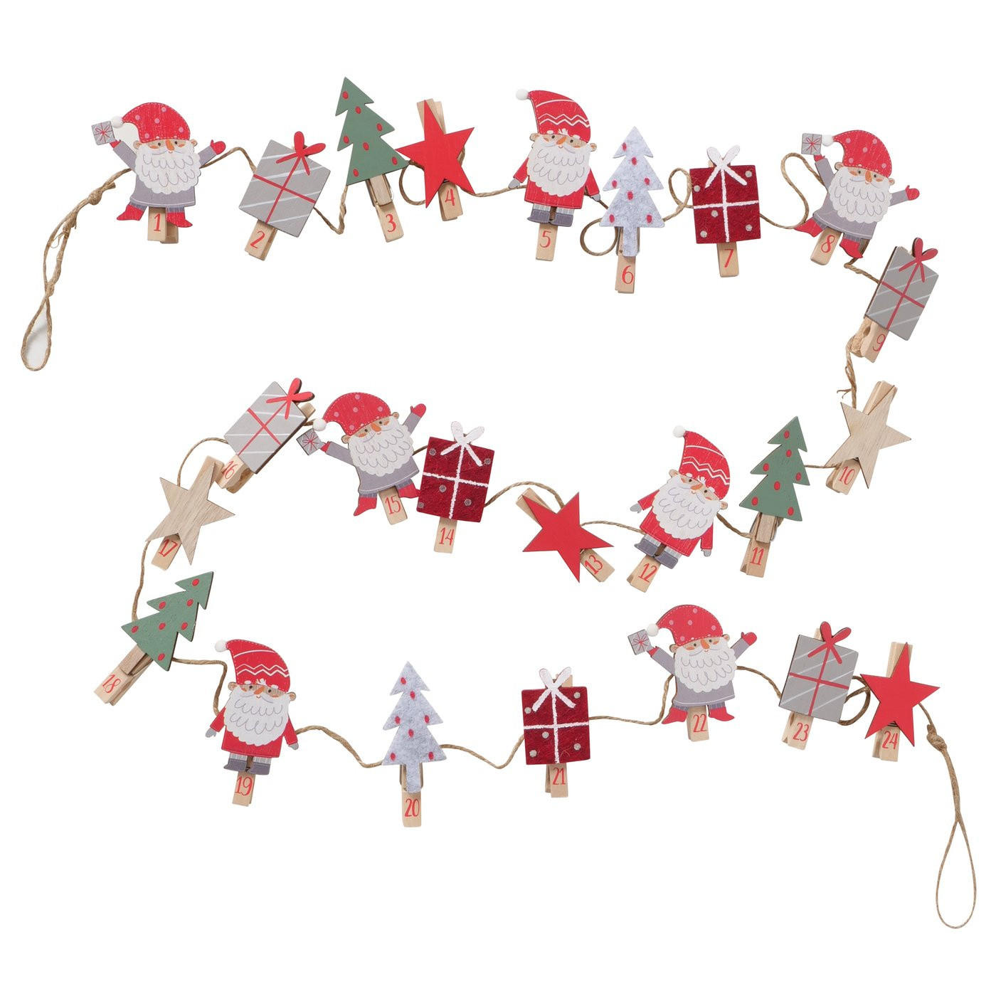 ADVENTSKALENDER Monti - Multicolor, Textil (8.3/8.3/8.3cm) - Boltze Home