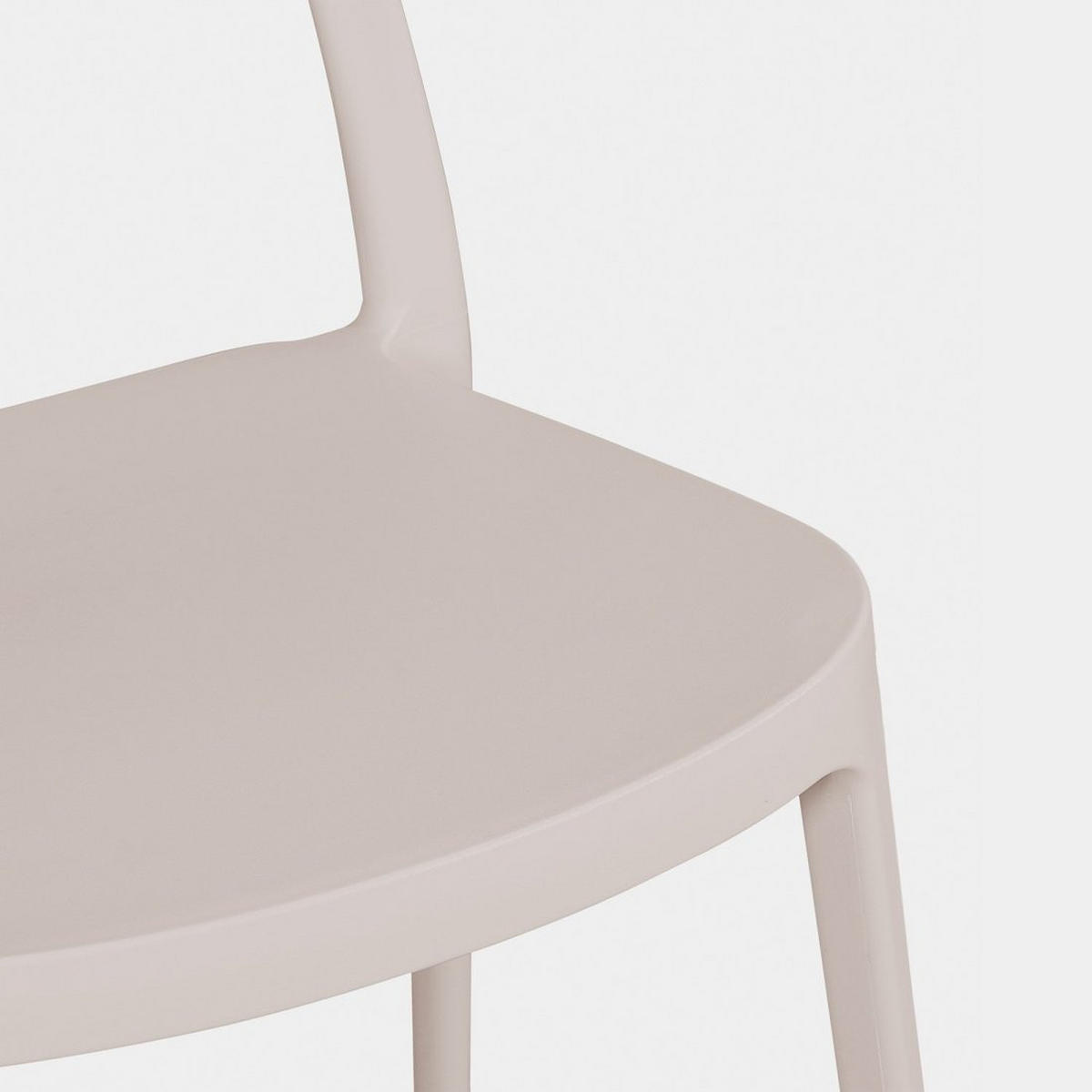 STUHL FÜR DRAUSSEN Moira Beige 47 cm x 80 cm - Beige, Kunststoff (47/80/51cm) - Klast Home