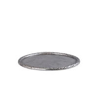 SCHALE Fahdi Silber 25/25/2.5cm - Silberfarben, Metall (2.5cm) - PTMD Collection