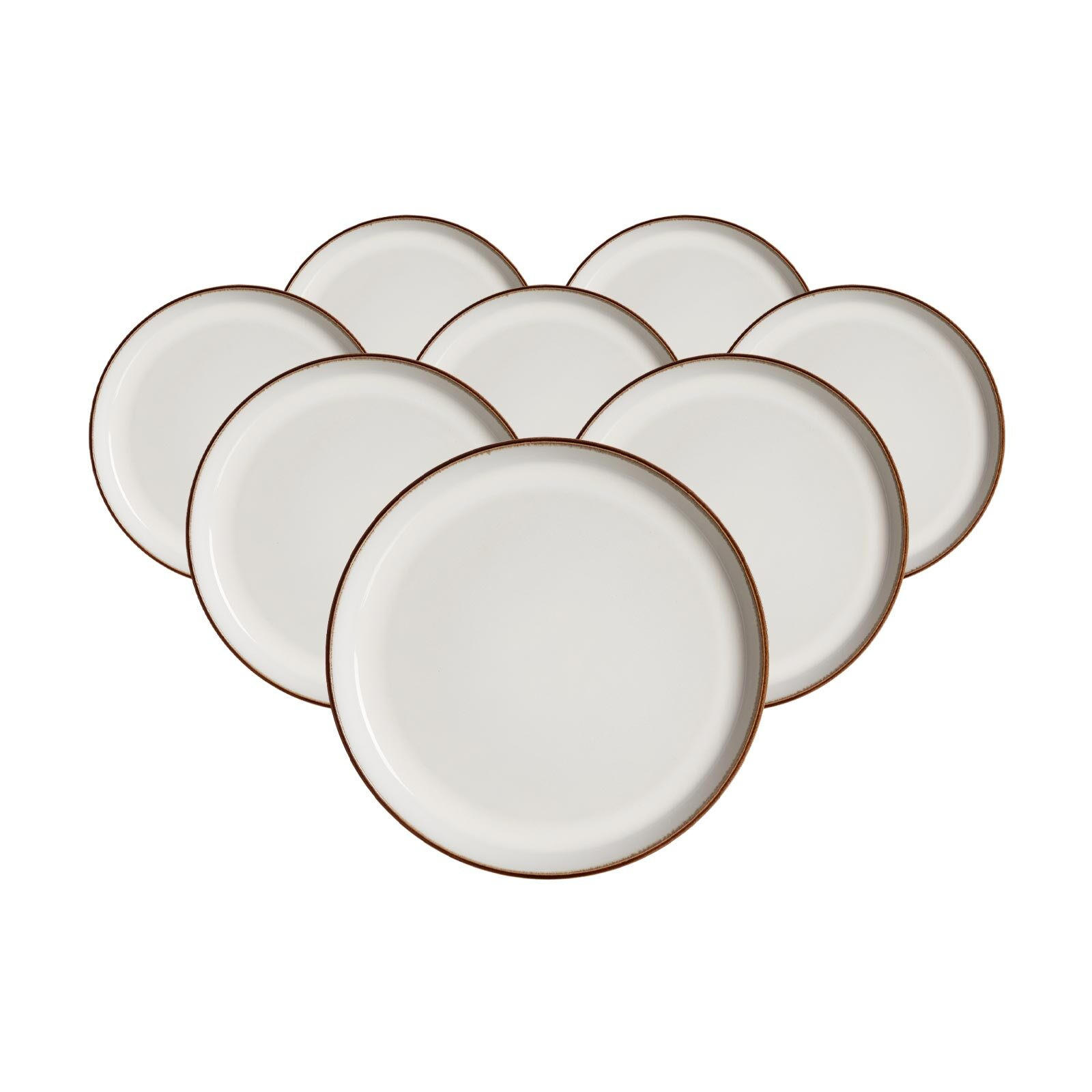 DESSERT-TELLER Visby Weiß ø 20,5 cm 8er Set - Weiß, Keramik (20.5cm) - Ritzenhoff Breker