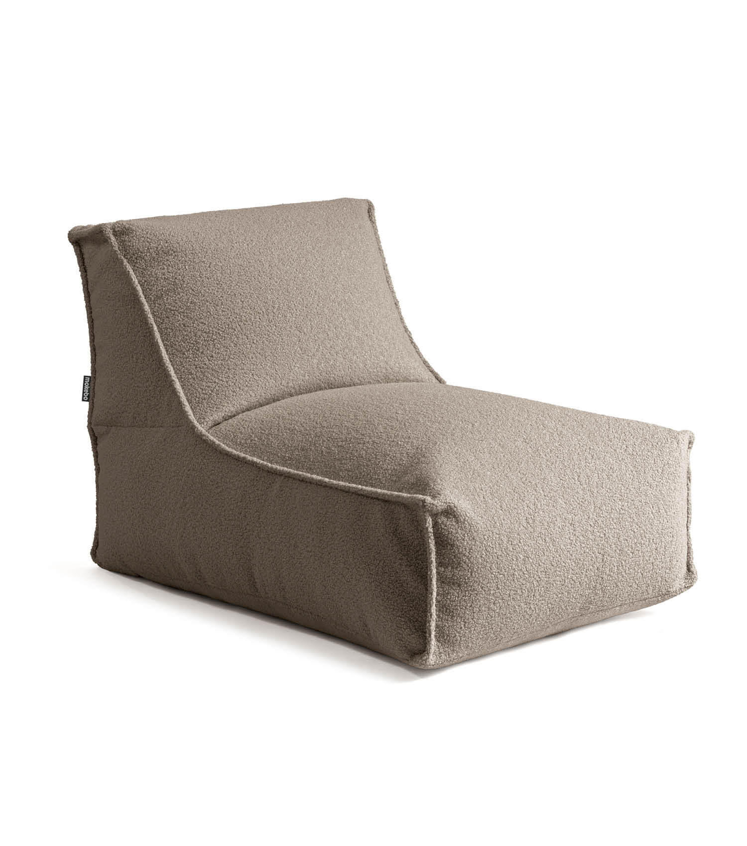 Mokebo Sitzsack Taupe 100x65x65 cm