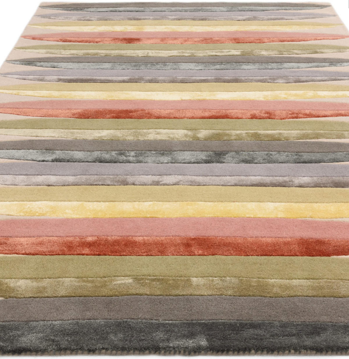 TEPPICH modern handgetuftet Wolle DOP Mehrfarbig 120 x 170 cm - Multicolor, Naturmaterialien (120/170cm) - Novatrend